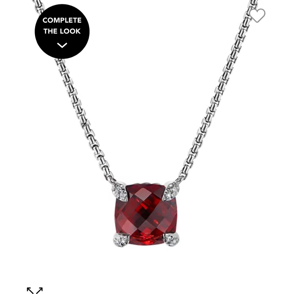 Châtelaine® Pendant Necklace with Gemstones and Diamonds
